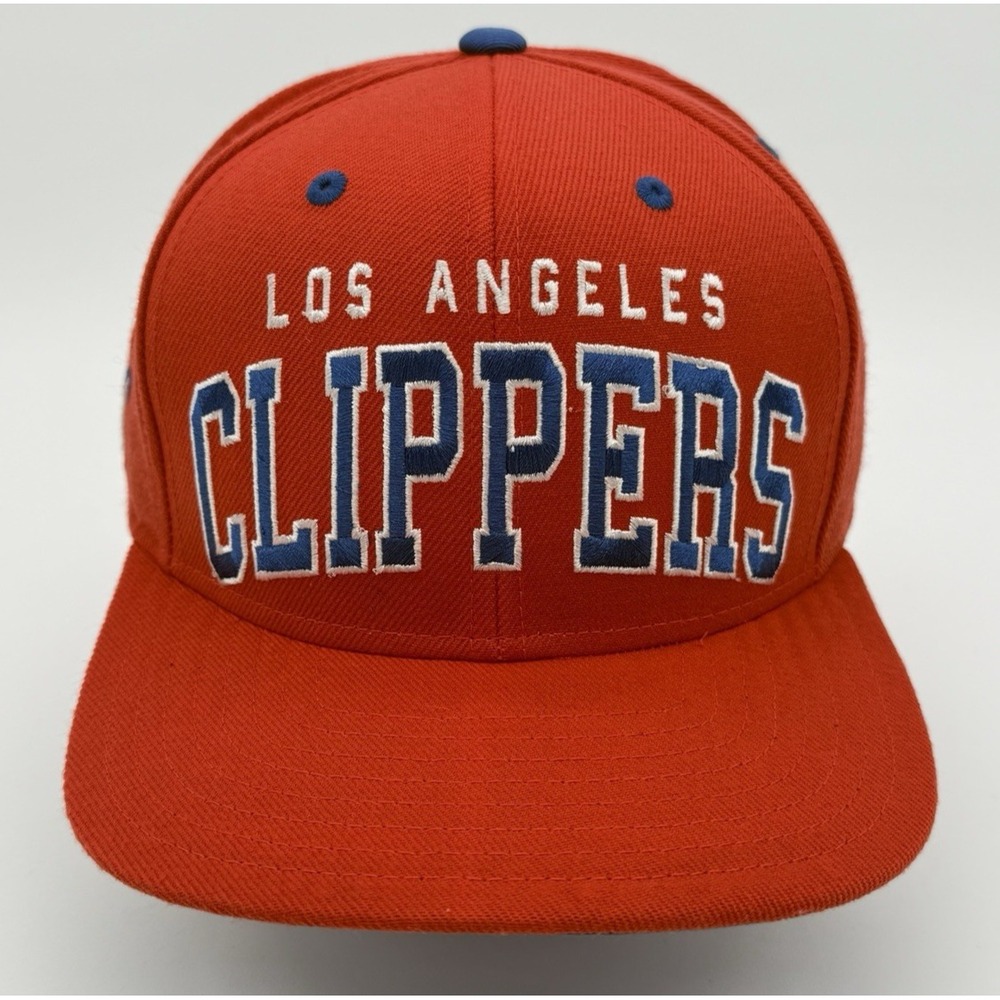 LA Clippers NBA Basketball Adidas Hat Cap Snapback Adjustable Red Wool Blend